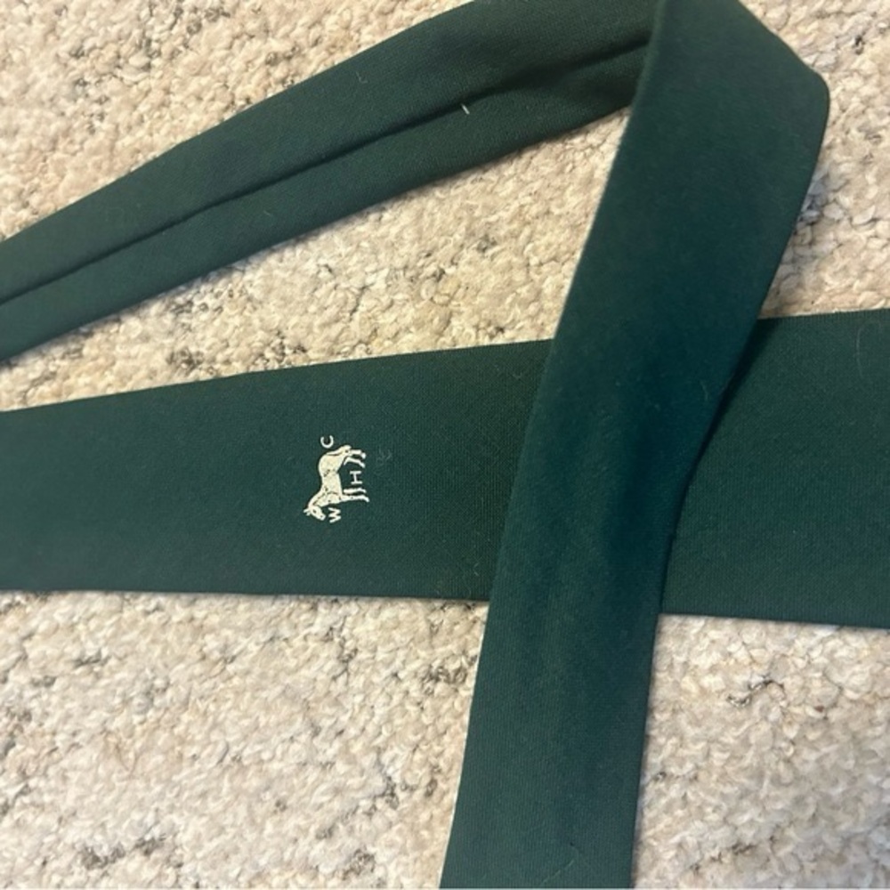 TR  Burton vintage skinny tie with horse